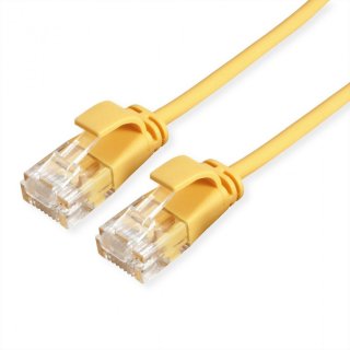 Cablu de retea RJ45 MYCON Slim UTP Cat.6A LSOH 20m Galben, CON0991